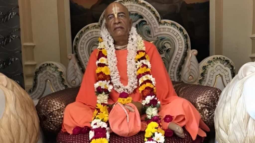 Founder of the Hare Krishna