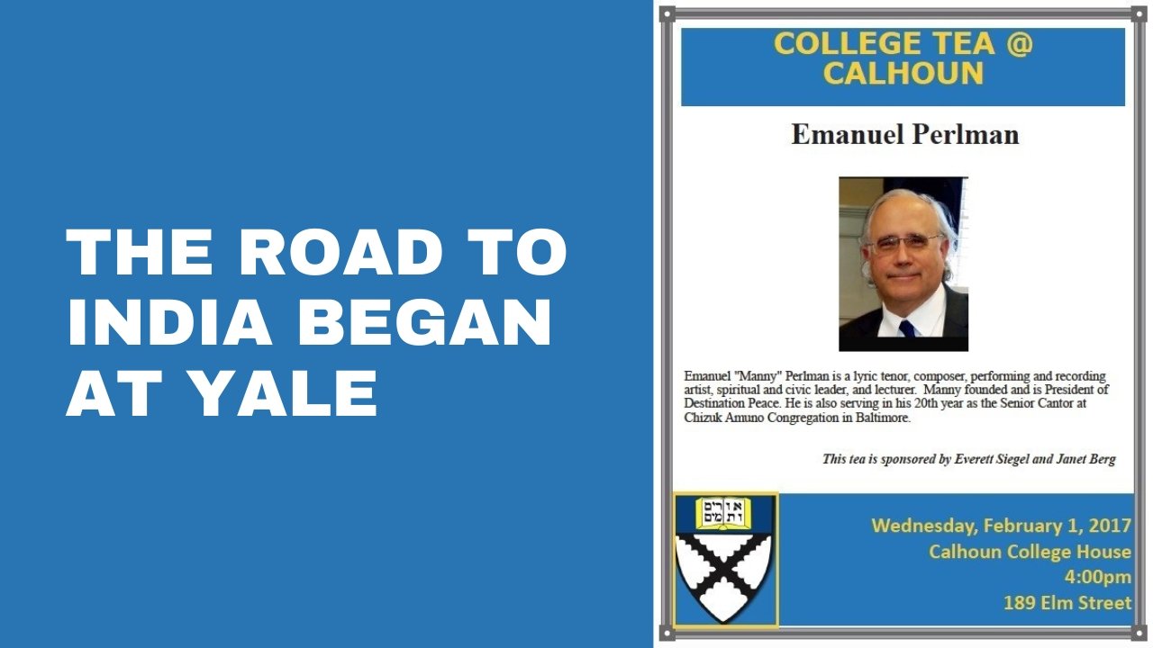The Road to India began at Yale