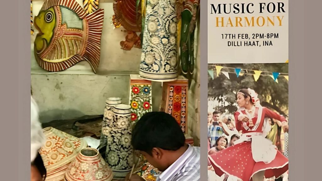 The Delhi Food and Crafts Bazaar: 