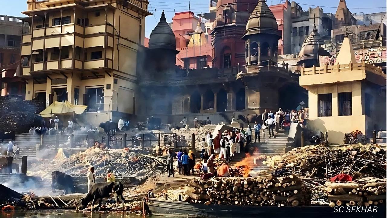 The Illuminating Fires along the Ganges