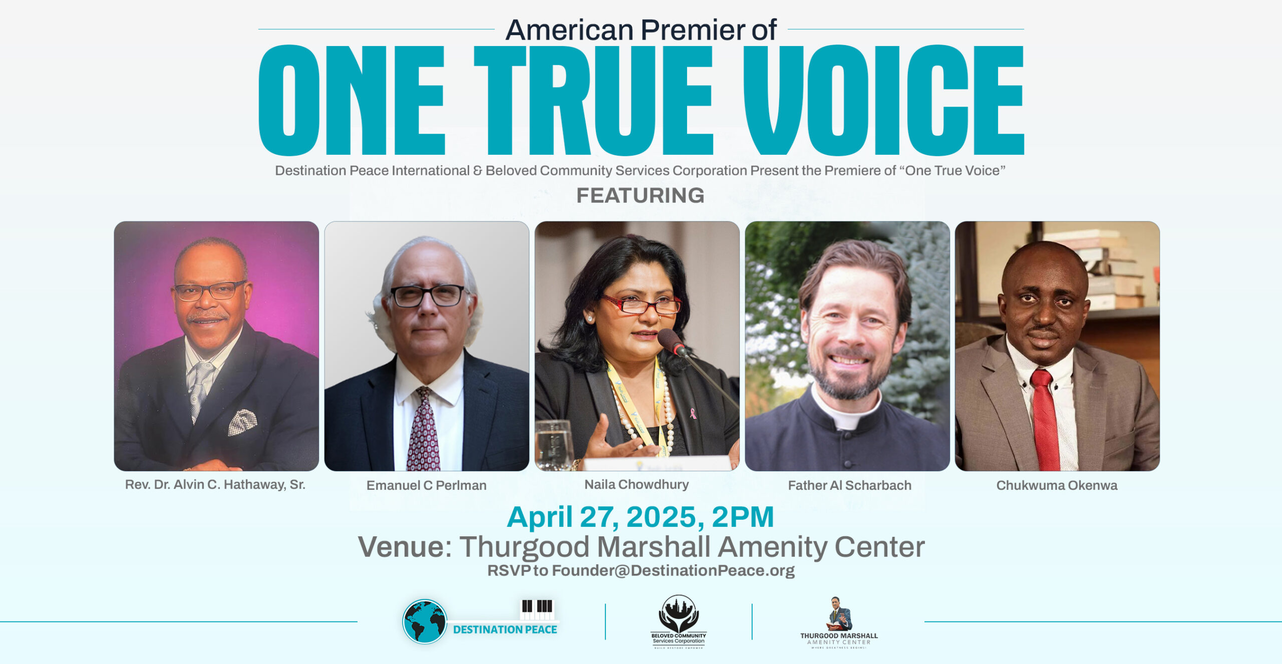 Destination Peace International one true voice