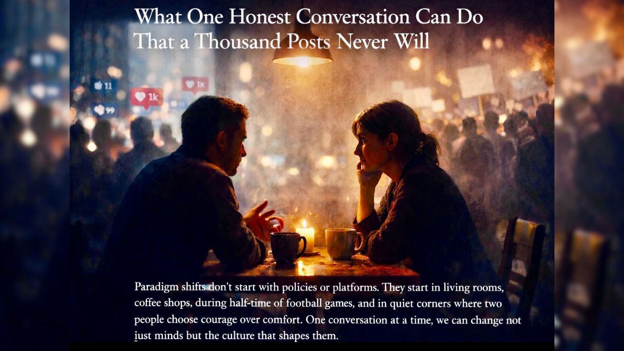 One honest conversation